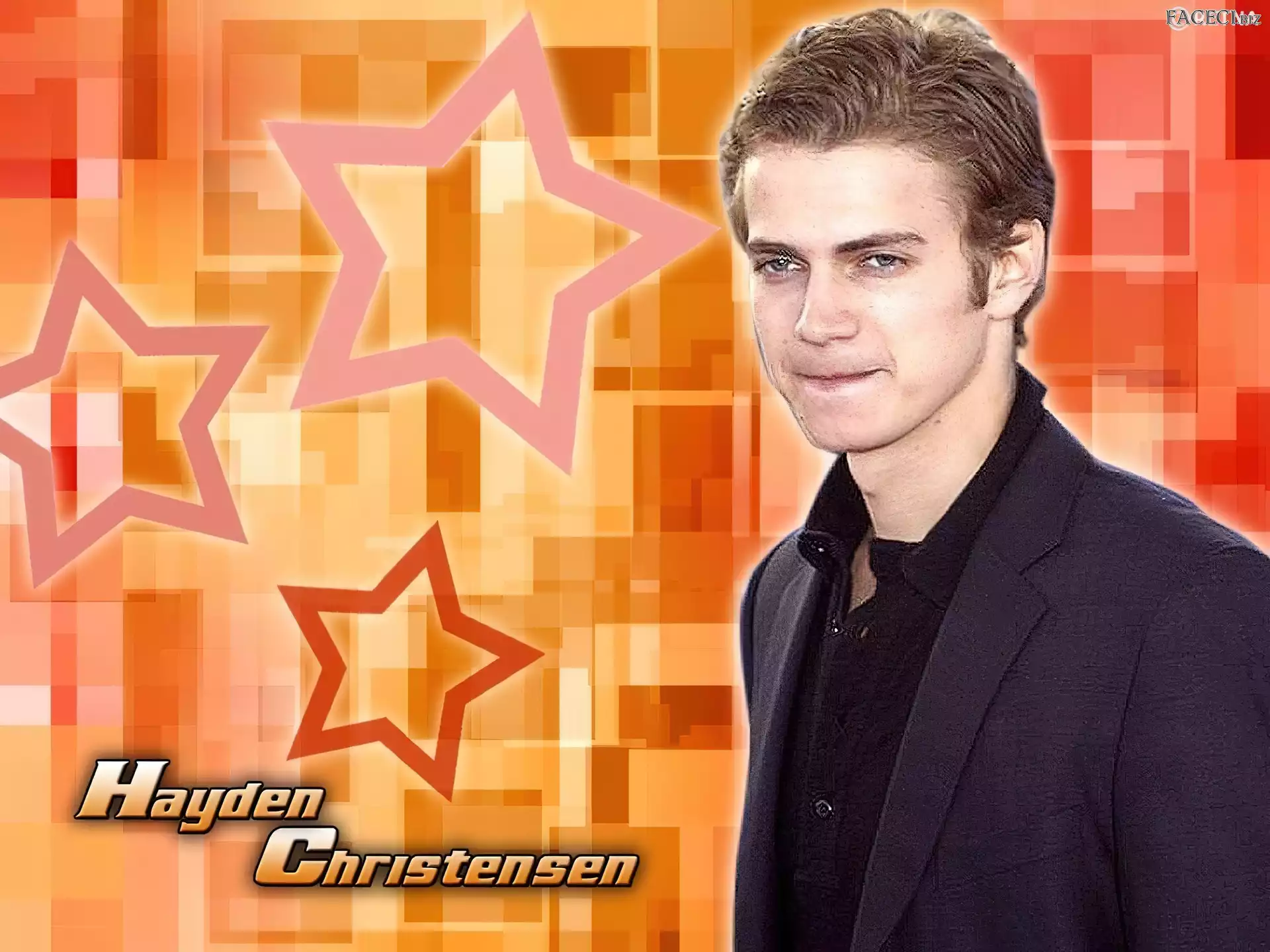 Hayden Christensen, czarny strój